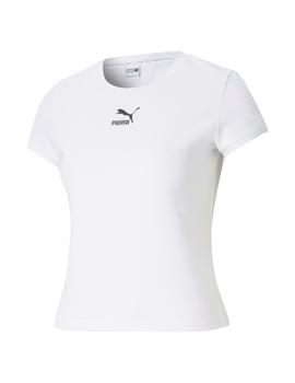 Camiseta Puma Classics Fitted Mujer Blanco