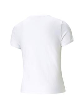 Camiseta Puma Classics Fitted Mujer Blanco