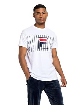 Camiseta Fila Sauts Hombre Blanco