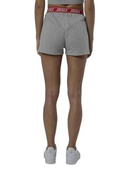 Pantalón Corto Sik Silk Gym Mujer Gris