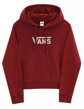 Sudadera Capucha Vans  Flying Mujer Granate