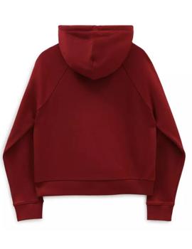 Sudadera Capucha Vans  Flying Mujer Granate