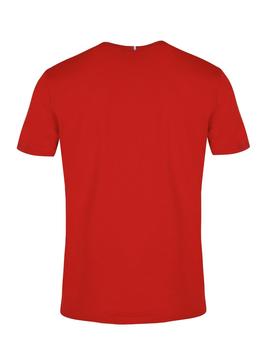 Camiseta Le Coq Sportif Ss N°3 Hombre Rojo