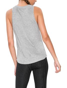 Camiseta Asas Desigual Essential Mujer Gris