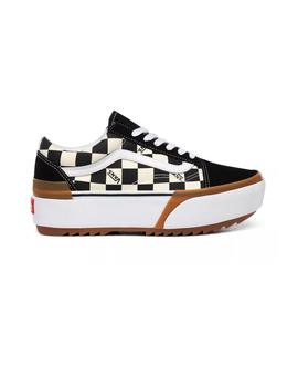 Zapatillas Vans Old Skool Stacked Mujer Negro