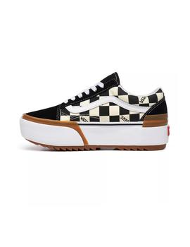 Zapatillas Vans Old Skool Stacked Mujer Negro